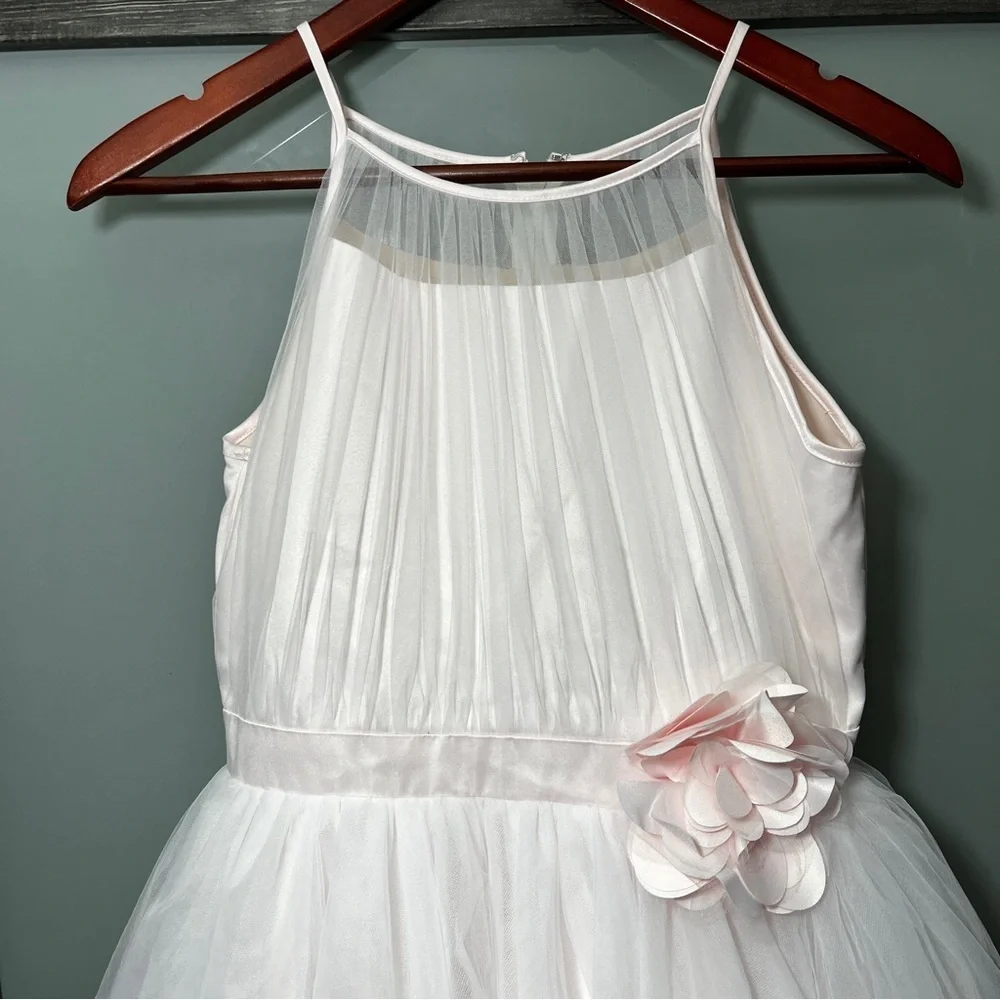 Joan Calabrese from Mon Cheri Girls' 14 Pink Ethereal Dress Flower Girl Glinda